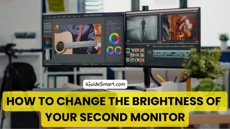 How to Change The Brightness on EXTERNAL Monitor?