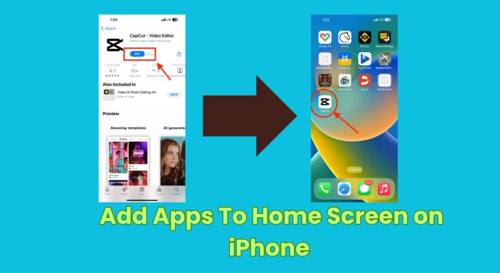 Add Apps To Home Screen on iPhone