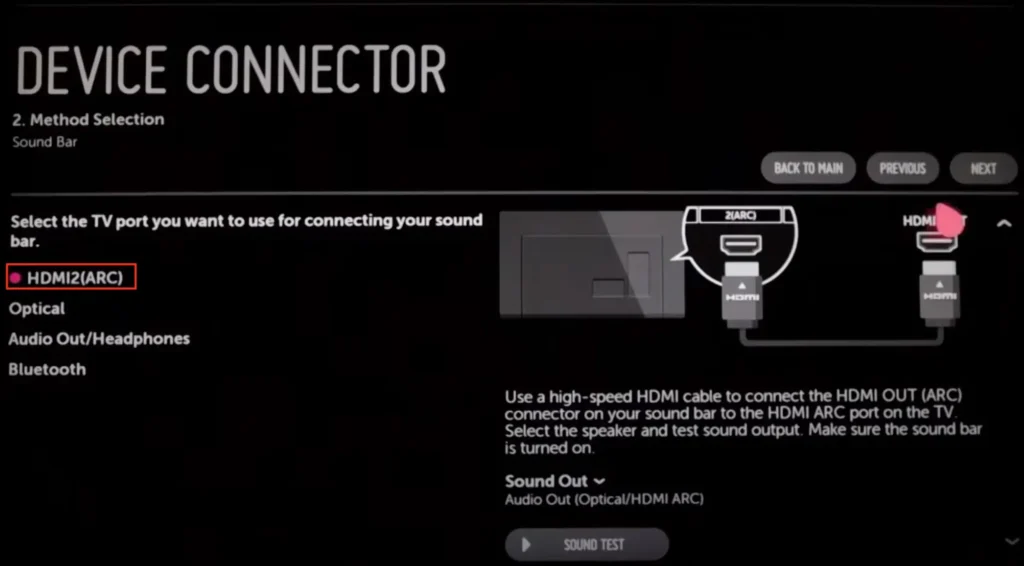 image showing How to Connect Soundbar to LG TV Via HDMI 