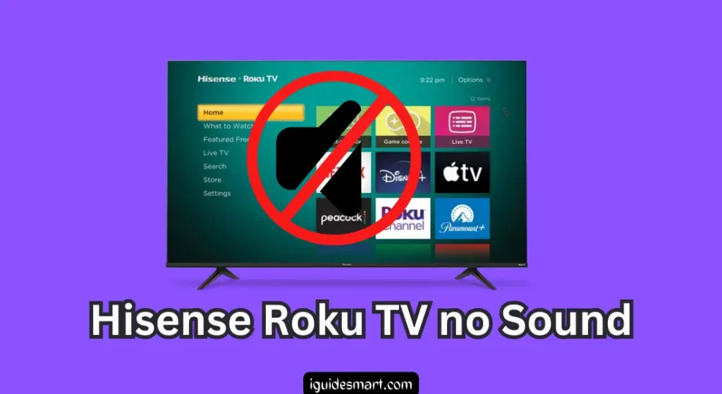 Hisense Roku TV no Sound