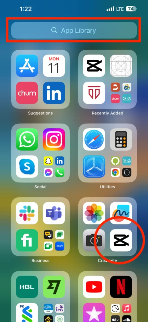 icon in app library 