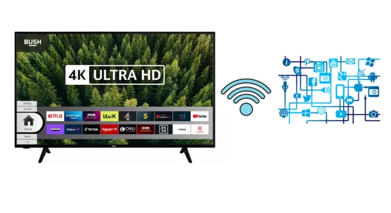 Bush Smart TV Internet Connection-Wi-Fi and Wired Network Options