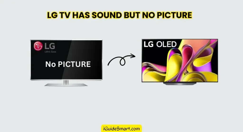 LG TV has sound but no picture