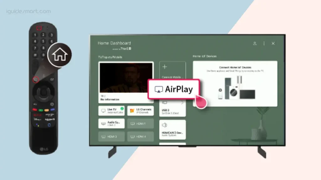 Featured image of Set Up AirPlay on LG Smart TV