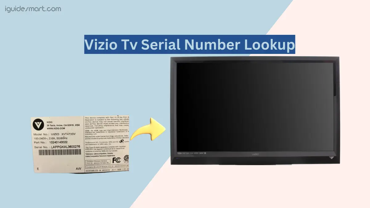 featured image of Vizio Tv Serial Number Lookup