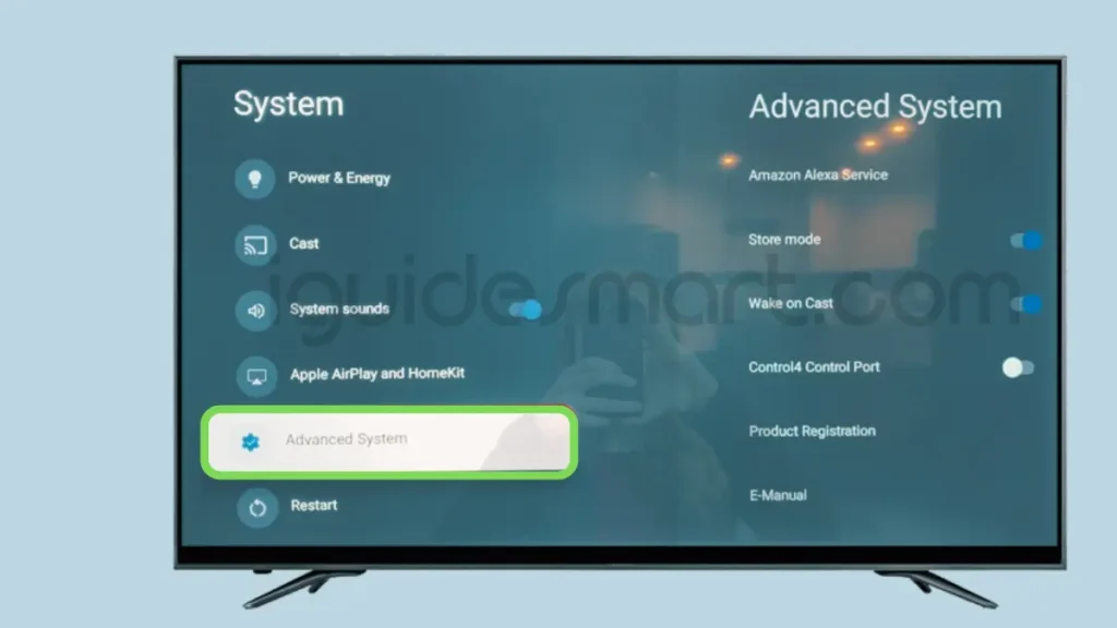 image showing how to Turn Off Store Mode on Hisense Smart TV