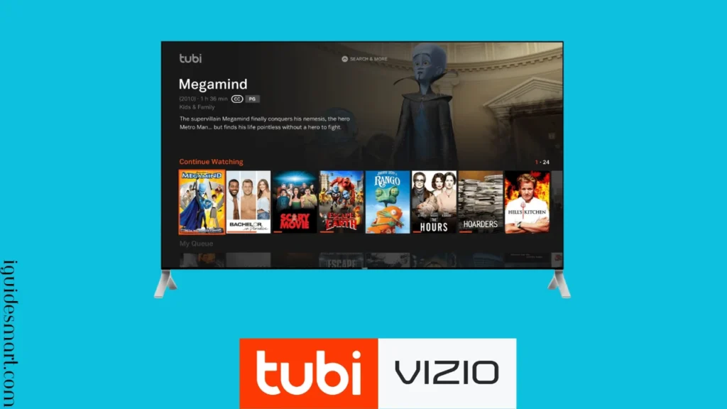 Image of Watch Tubi on Vizio Smart TV