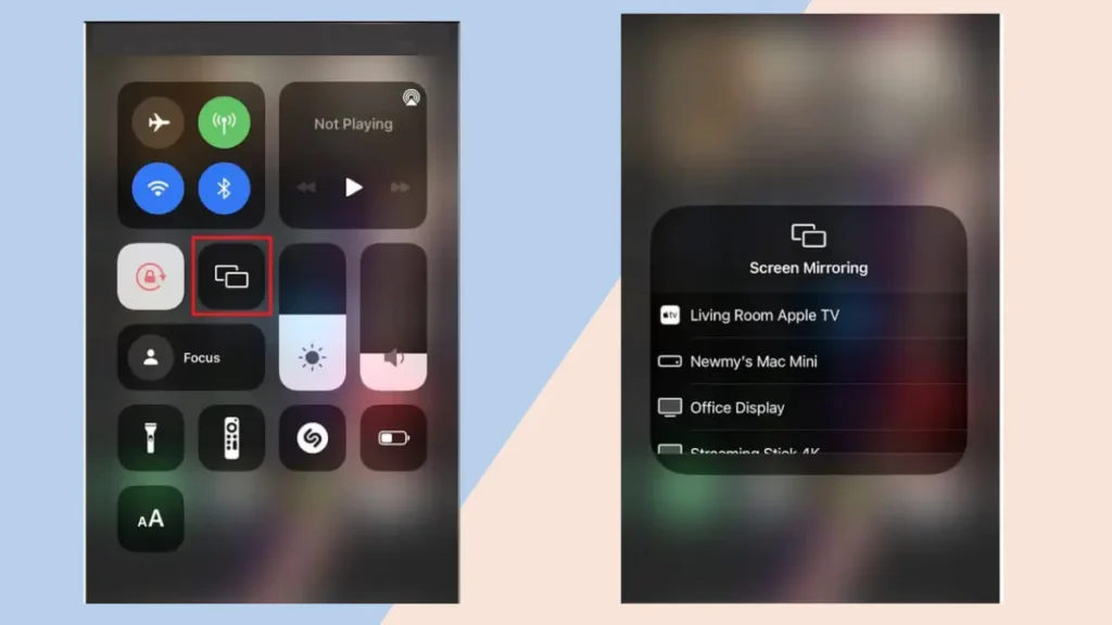 image showing Mirror an iPhone or iPad to Hisense Roku TV 